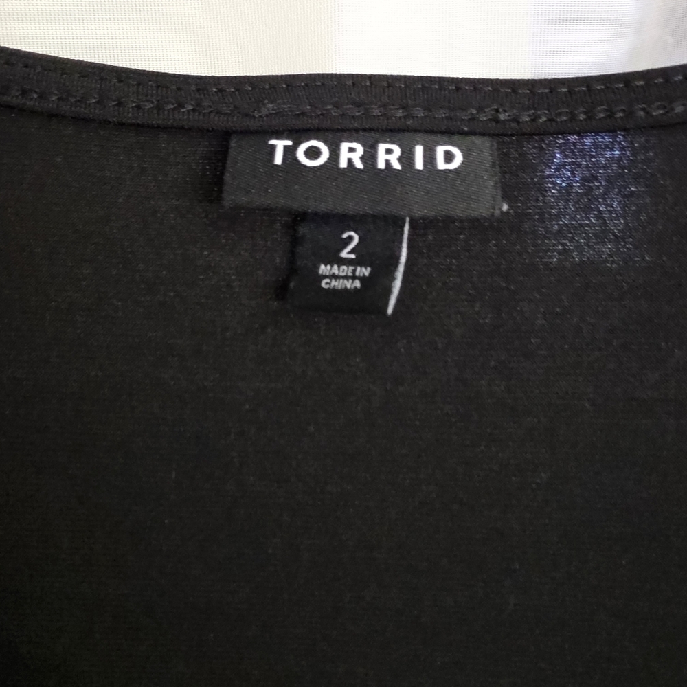 Torrid Black Long Sleeve Top - Picture 3 of 9